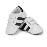 White & Black Baby Sneakers Shoes Booties (3 Sizes)