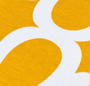 Mustard Yellow & White Trellis Placemats 4/Pack