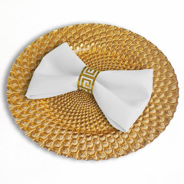 17 in. Polyester Napkins White (1 Dozen)