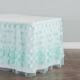 21 ft. Cascading Ripples Table Skirt (6 Colors)