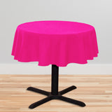 51 in. Round Cotton-Feel Tablecloth