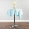 Bargain 54 In. Square Polyester Tablecloth Baby Blue
