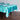 60 x 102 in. Rectangular Satin Tablecloth Turquoise