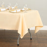 Bargain 60 X 126 In. Rectangular Polyester Tablecloth Peach