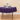 Bargain 70 In. Round Polyester Tablecloth Purple