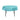 70 in. Round Satin Tablecloth Turquoise