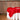 72 in. Square Rosette Satin Overlay Red