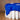 72 in. Square Rosette Satin Overlay Royal Blue