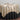 72 in. Square Sequin Overlay Gold