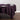 85 in. Square Rosette Satin Overlay Eggplant