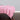 85 in. Square Rosette Satin Overlay Pink