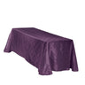 90 X 156 in. Rectangular Pintuck Tablecloth Eggplant