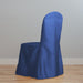 Satin Banquet Chair Cover Navy Blue