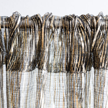 58 x 120 in. Metallic Ribbon Backdrop Gold