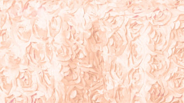 Bargain 21 ft. Rosette Satin Table Skirt Blush Pink