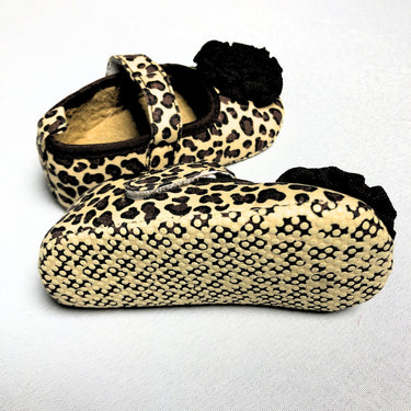 Cheetah Print Mary Jane Baby Shoes (2 Sizes)