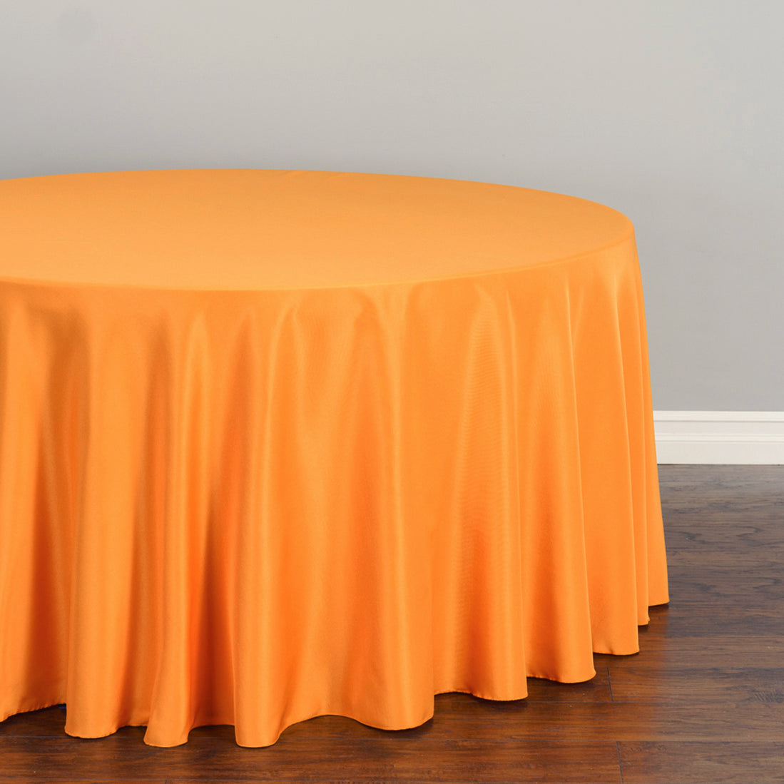 120 In. Round Polyester Tablecloth (20 Colors) — LinenTablecloth