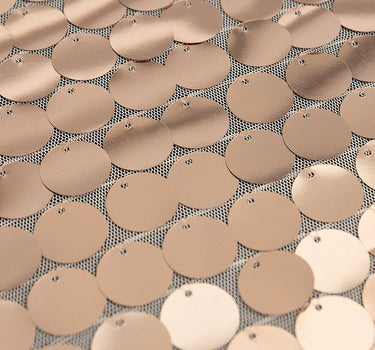 Bargain 14 X 108 in. Payette Sequin Table Runner Blush Pink