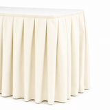 17 ft. Accordion Pleat Polyester Table Skirt (7 Colors)