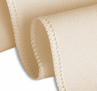 Bargain 90 X 132 In. Rectangular Polyester Tablecloth Beige