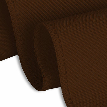 Bargain 90 In. Round Polyester Tablecloth Chocolate