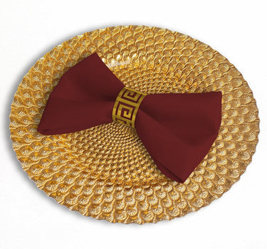 Bargain 17 in. Polyester Napkin (12/Pack) -Burgundy