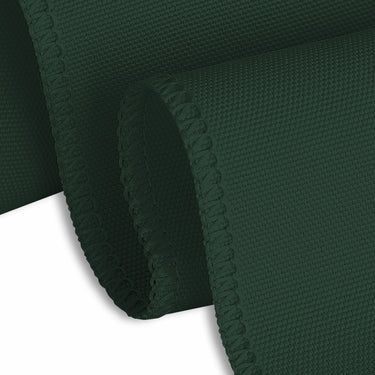 Bargain 132 In. Round Polyester Tablecloth Hunter Green