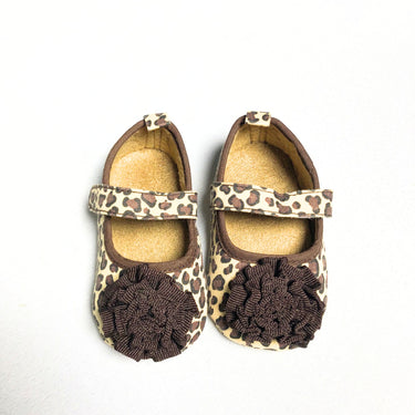 Cheetah Print Mary Jane Baby Shoes (2 Sizes)