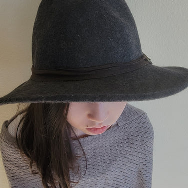 San Diego Mens Wool Felt Wide Brim Fedora With Belt & Buckle