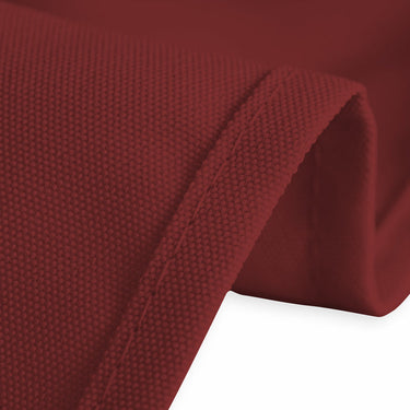 Bargain 60 X 102 In. Rectangular Polyester Tablecloth Burgundy