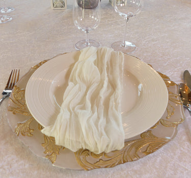 20 in. Gauze Cheesecloth Napkins (6/PK) -10 Colors