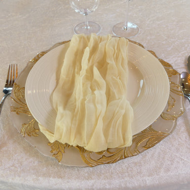 20 in. Gauze Cheesecloth Napkins (6/PK) -10 Colors