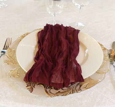 20 in. Gauze Cheesecloth Napkins (6/PK) -10 Colors