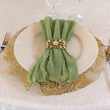 20 in. Gauze Cheesecloth Napkins (6/PK) -10 Colors
