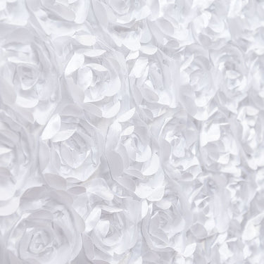 130 in. Round Rosette Satin Tablecloth (9 Colors)
