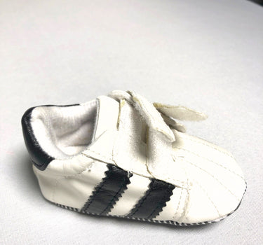 White & Black Baby Sneakers (3 Sizes)