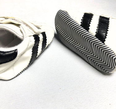 White & Black Baby Sneakers (3 Sizes)