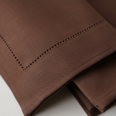 60 in. Square Hemstitch Cotton Tablecloth (3 Colors)