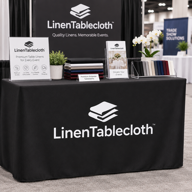 4 ft. Fitted Polyester Tablecloth (7 Colors)