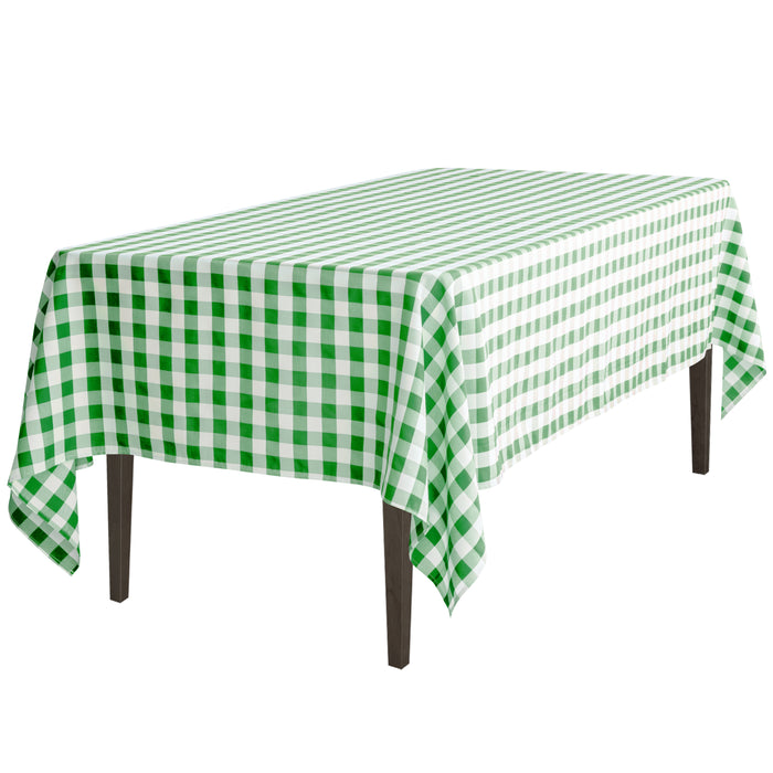 60 X 126 in. Rectangular Tablecloth Checkered (4 Colors)