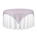 72 in. Square Organza Overlay Purple