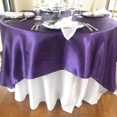 72 in. Square Satin Overlay (23 Colors)