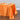 Bargain 90x156 In. Rectangular Satin Tablecloth Orange