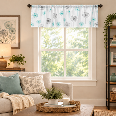 Dandelion Cotton Window Valance (3 Colors)