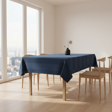 54 X 66 in. Satin Band Rectangular Cotton Tablecloth (6 Colors)