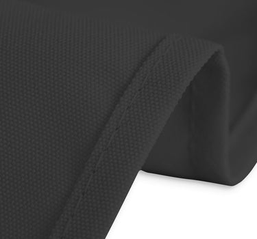 Bargain 60 X 102 In. Rectangular Polyester Tablecloth Black