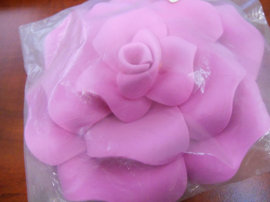 7 in. Bubblegum Pink Foam Lisianthus Wallflower