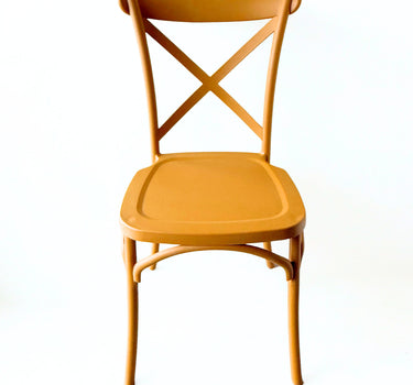 Resin Farm Chair Rust