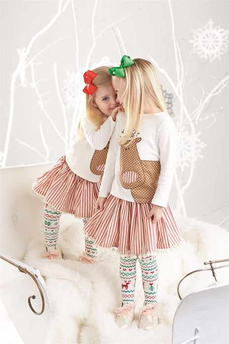 Reindeer Skirt Set (3 Sizes)