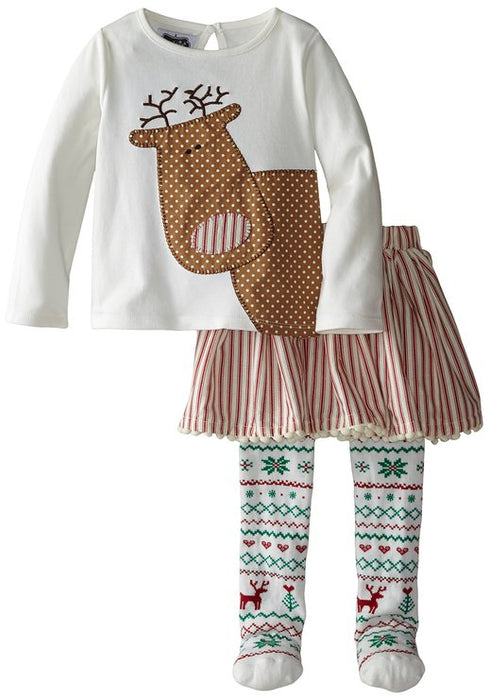 Reindeer Skirt Set (3 Sizes)